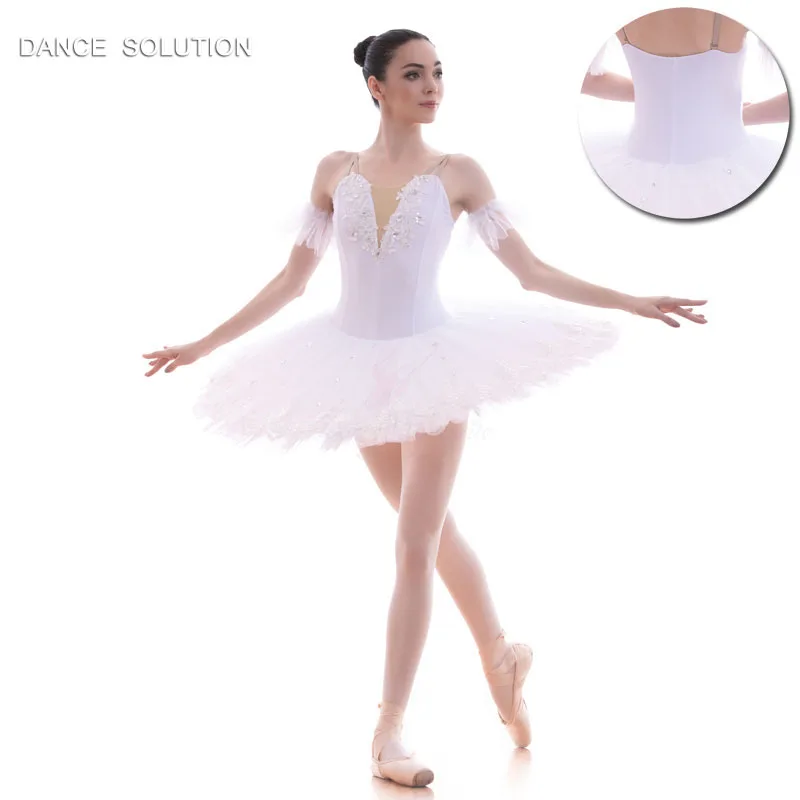 Белая лебедь профессиональная балетная пачка с спандексом камзол для женщин и