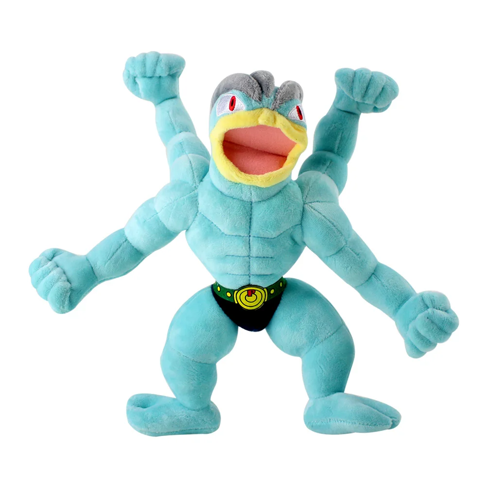 27cm Machamp Аниме Gliscor Golduck Greninja Banette Gliscor Exeggcute Aipom Dodrio Torracat Koffing Плюшевые игрушки Мягкая кукла подарок для детей - Цвет: 27cm Machamp