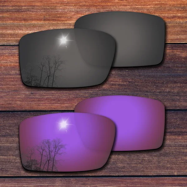 Black and Purple OOWLIT поляризованные Сменные линзы для-солнцезащитные очки Oakley Gascan солнцезащитные очки с оправой-сорта - Цвет линз: Black and Purple
