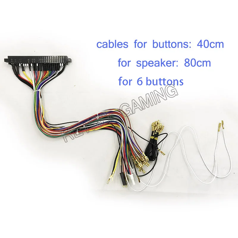 10 шт Jamma жгут 28 pin с 5 6 кнопками провода экшен кнопка для шасси аркадная игра