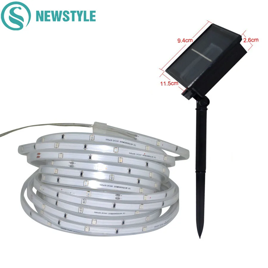 5 м 100 LED наружная Солнечная гирлянда для сада SMD2835 IP67 водонепроницаемая Гирлянда
