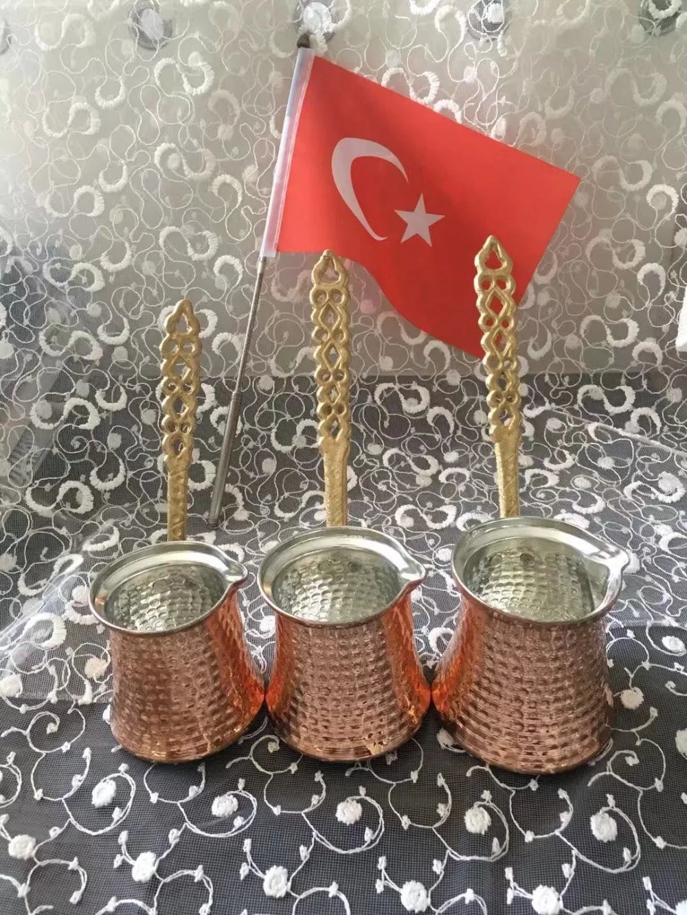 Турецкий кофейник Turk Турецкая медная кофеварка для Cezve кафетерий с металлической