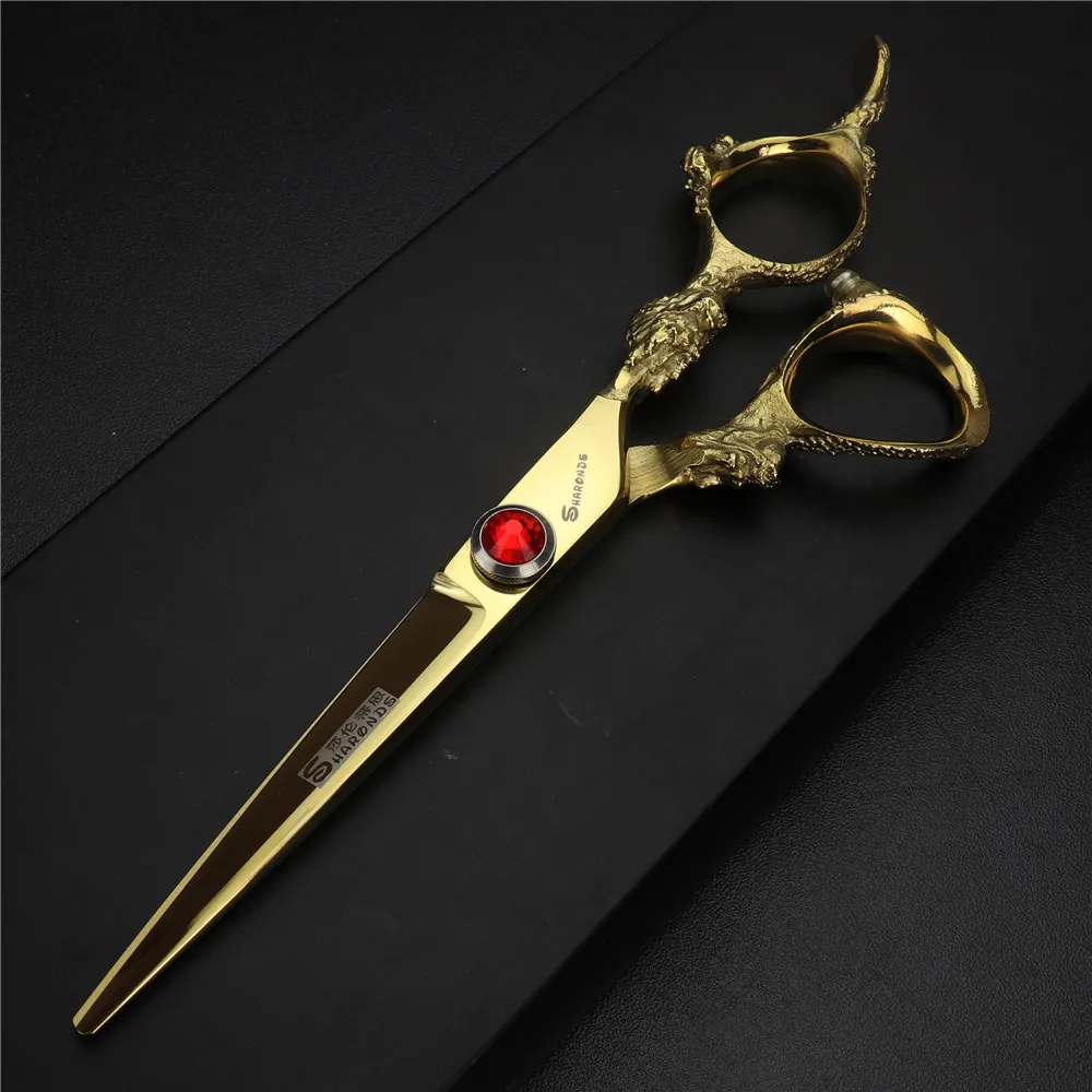 5.5inch cutter Sharonds Ножницы Парикмахерские парикмахерские 5,5 6 дюймов ножницы Профессиональные ножницы парикмахерские принадлежности фиолетовый дракон makas - Цвет: 5.5inch cutter