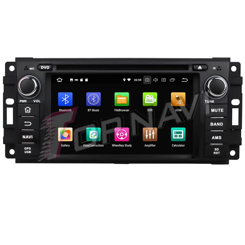 TOPNAVI 6 2 ''Android 9 0 DVD Авто GPS плеер для Jeep Sebring 300C Grand Cherokee Компас Wrangler путешествие 2010