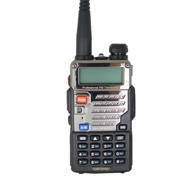 Baofeng UV-5R двухканальные рации двухсторонний коммуникатор трансивер FM UV5r VHF UHF портативный pofung UV 5R Охота CB Ham радиостанции - Цвет: black 5RE