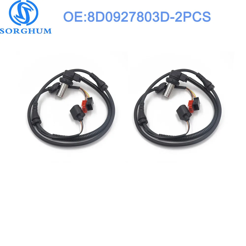 4 шт. 8D0927803D передний датчик скорости колес ABS для 2000 2004 VW Passat Audi A6 Quattr A4 SKODA B5 4B0927803C