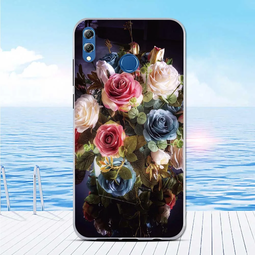 Чехол из ТПУ для Huawei Honor 8X Max силиконовый чехол телефона Enjoy Модный милый тонкий