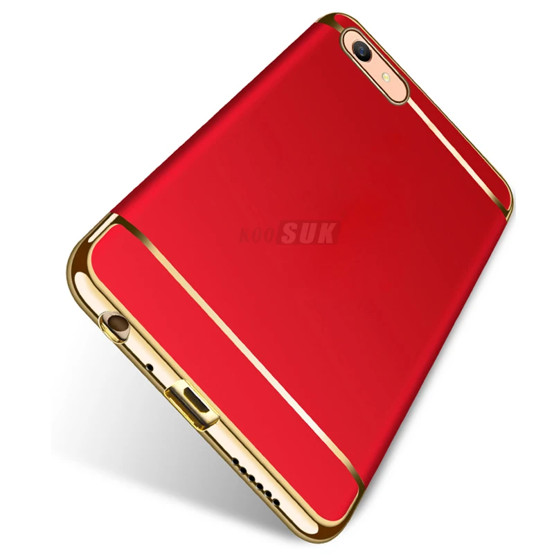 Ультратонкий чехол для OPPO A3 3 в 1 с полной защитой корпуса жесткий Роскошный