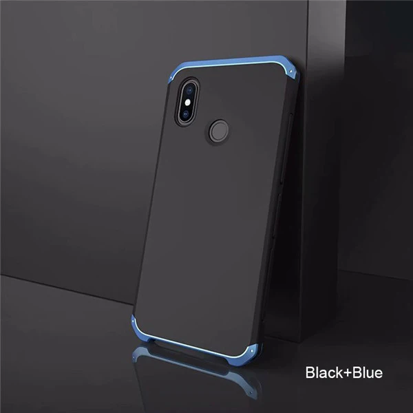 Black Blue Роскошный металлический чехол для телефона для Xiaomi Mi 9, чехол, противоударный, полная защита 360, Жесткий Чехол из поликарбоната, чехол для Xiaomi Mi 9 pro Fundas, чехол s - Цвет: Black Blue
