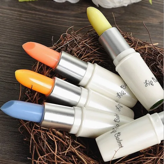 Новый Kawaii каротин градиент макияж бальзам для губ увлажняющий в форме макарона с