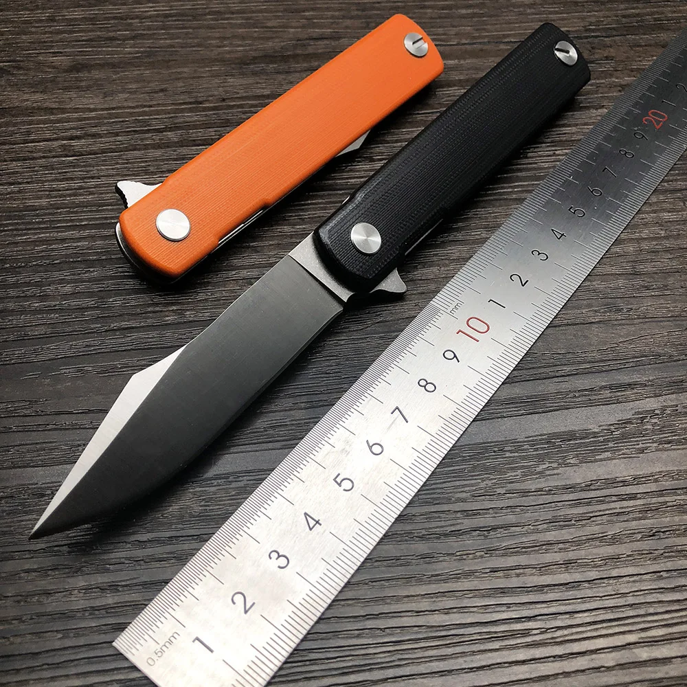 

BJL Tactical Folding Knife 9Cr8Mov Blade G10 Handle MS2 Knife Survival Hunting Pocket Camping Knives Outdoor EDC Tools Zebra MS3