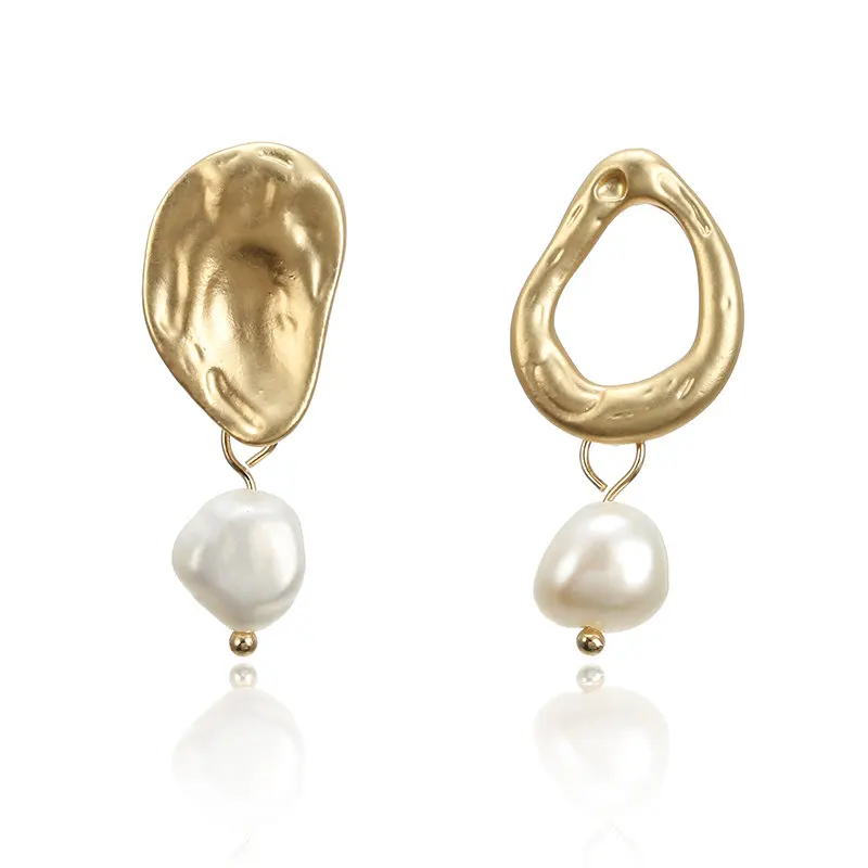 Винтажные серьги для женщин геометрические богемные натуральные пресноводные