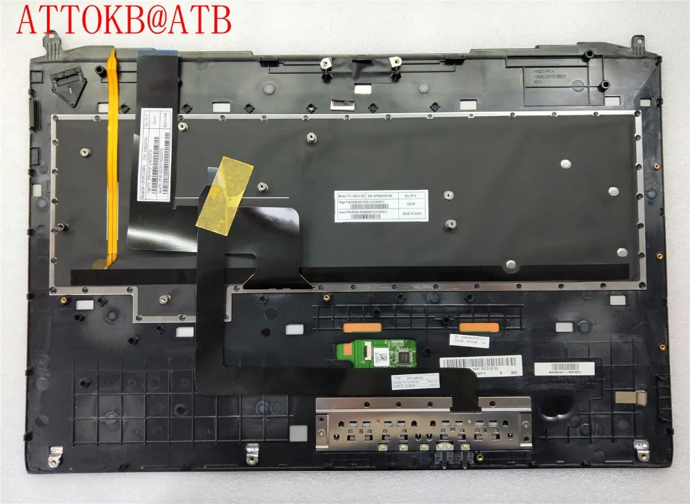 Клавиатура для ноутбука ASUS G750 G750JH G750JM G750JS G750JW G750JX G750JZ светильник с испанской