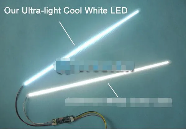 Free shipping 5pcs 22'' W 490mm Adjustable brightness led backlight strip kit Update 22inch-wide LCD CCFL panel to LED |