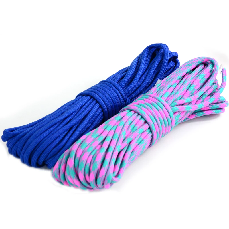 New 100ft 4mm regular 7 strand 550 paracord for camping hiking |