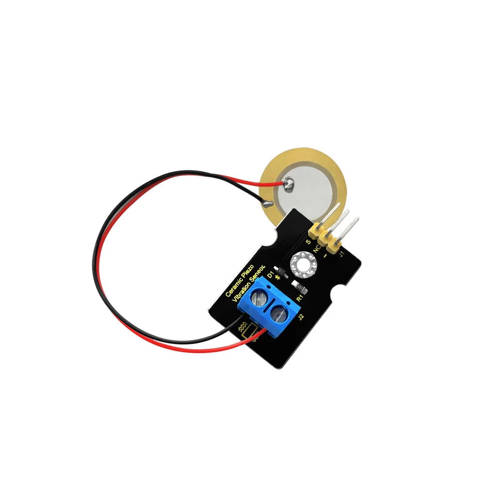 Keyestudio аналоговый пьезоэлектрический керамический датчик вибрации для Arduino|sensors
