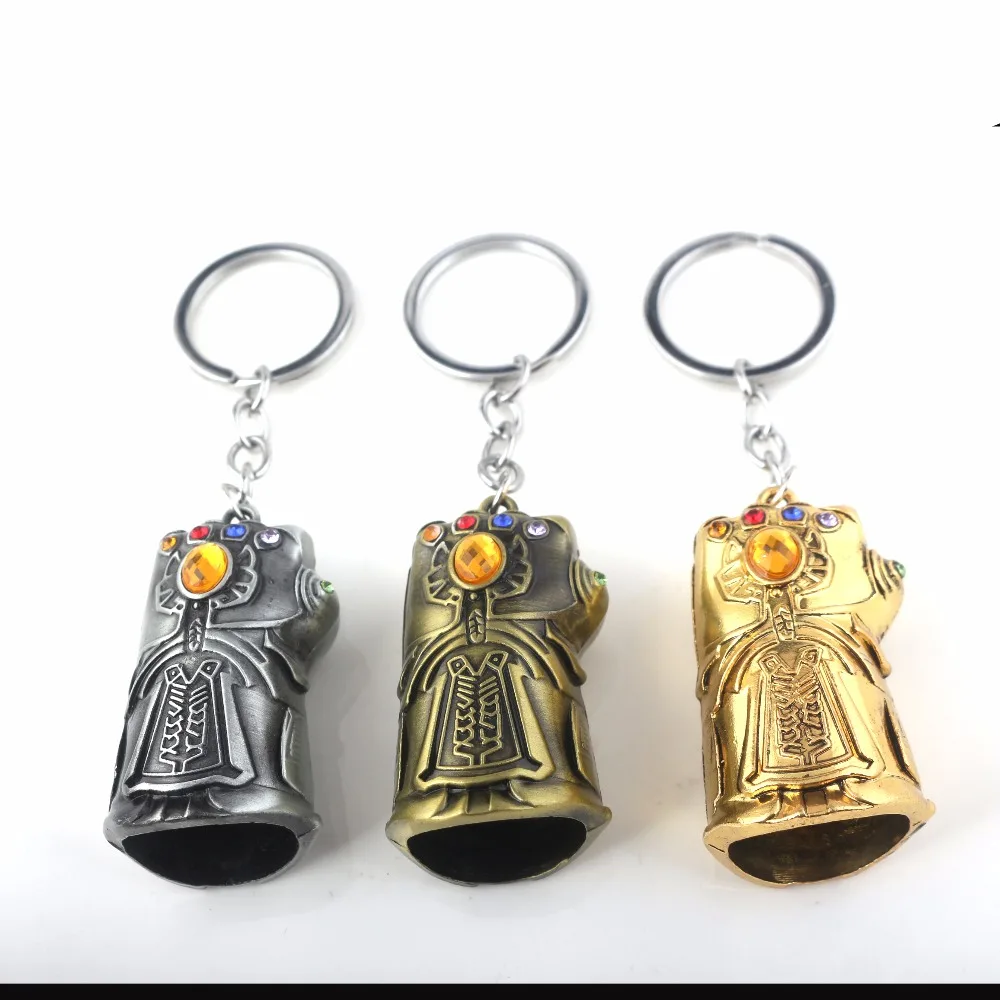 20 шт./партия, брелок с изображением Мстителей Thanos Infinite power Gauntlet, Железный человек, ювелирные подвески в виде перчаток, цепочка для ключей для женщин и мужчин, ювелирные изделия для косплея