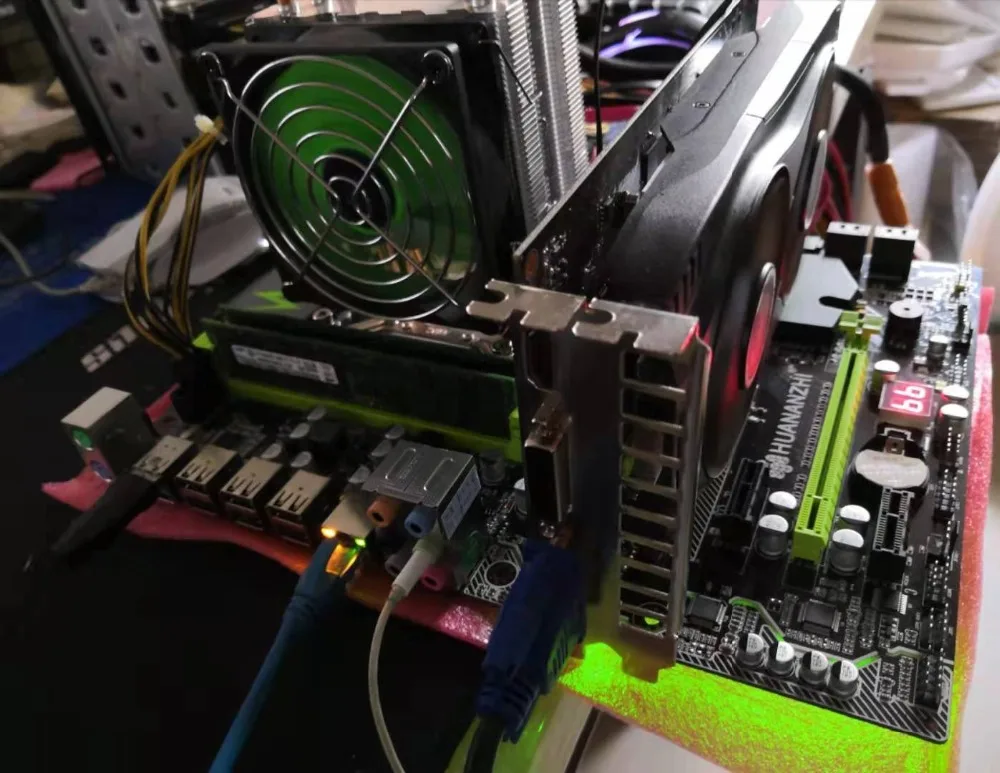 Компьютер DIY HUANANZHI X79 Pro Материнская плата с двумя слотами M.2 процессор Intel Xeon E5 4650 ram 32G(4*8G) регистровая и ecc-память