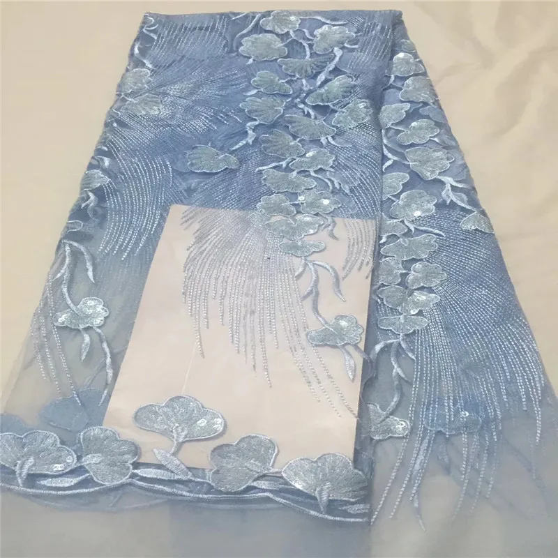 Кружевная ткань с блестками в новом дизайне 2018 модная африканская кружевная тюль
