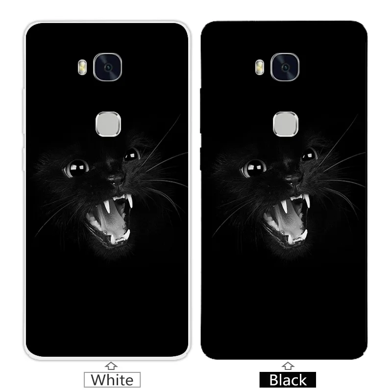 Soft Silicon Cases for Huawei Honor 5X Full Protector Marbles Back Cover For 5 X X5 GR5 Clear 5.5 inches Coque Funda |