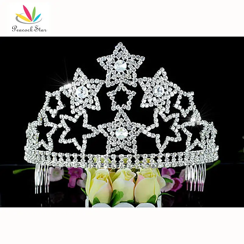 Павлин звезда большой конкурс красоты Вечерние звезды сверкающие кристаллы