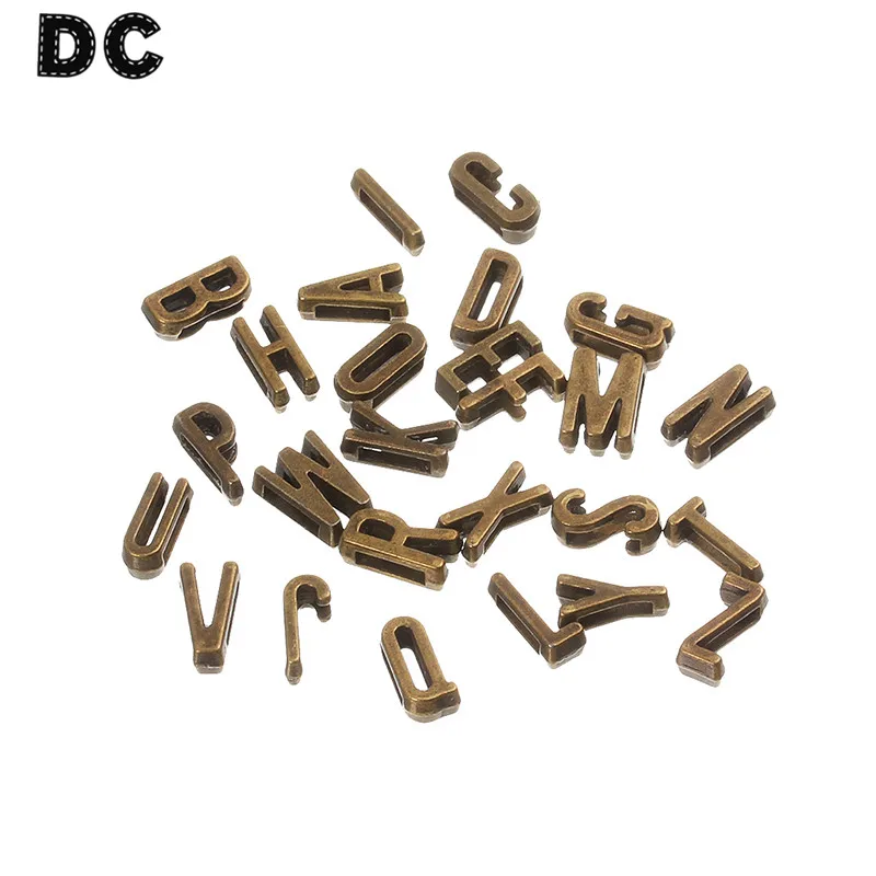 26 шт./Лот бусины в античном стиле с большим отверстием для кожаных браслетов |