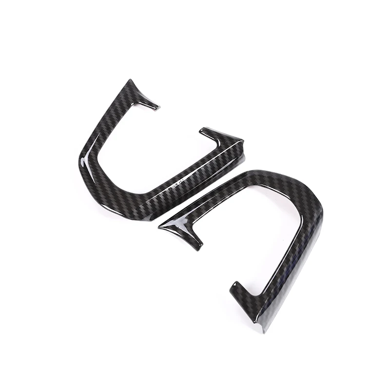 

Для BMW 5 серии G30 2018 для BMW X4 G02 2018 автозапчасти углеродное волокно ABS хромированный интерьер рулевое колесо Кнопка рамка отделка 2 шт.