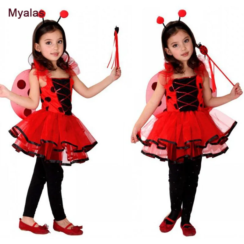 Маскарадный костюм божьей коровки для девочек маскарадный из мультфильма