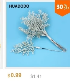 HUADODO 6 шт. 3 см Шелковая Роза искусственная тычинка, цветок букет для скрапбукинга Свадебный Декоративный венок DIY ремесло цветы