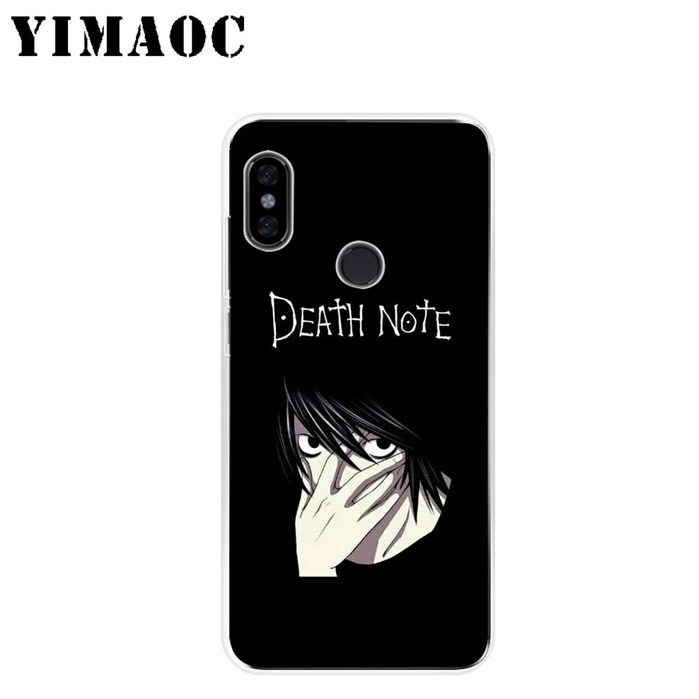 Мягкий силиконовый чехол YIMAOC Death Note для Xiaomi Redmi 6 6A 5A 5 S2 Puls 8 7 4X4 4A Pro Go |