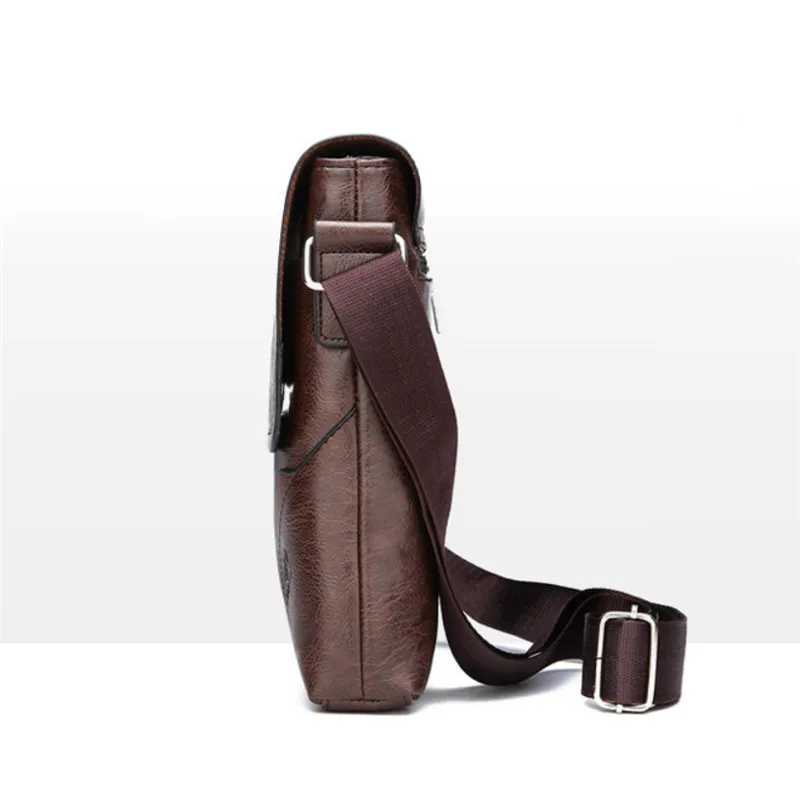 2020 Fashion Men PU Handbags Single Strap Cusual Business Briefcase Should Bags Leather Crossbody Bolsa Masculina ZX-009.