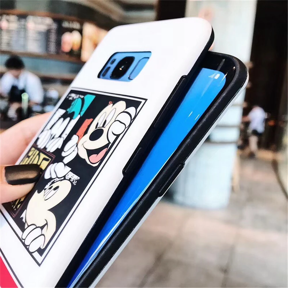 Элитный бренд мультяшный чехол для телефона Samsung Galaxy S8 S9 плюс S8Plus S9Plus Note8 Note9 с