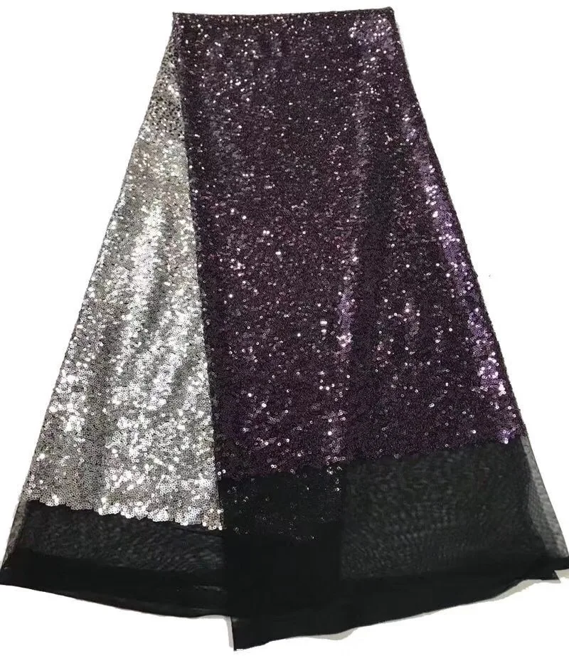 Gorgeous Luxurious Newest embroidered Mesh Tulle fabric 2018 With sequins Factory price Nigerian lace fabrics High quality | Дом и сад