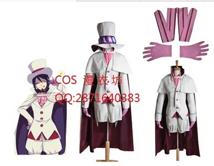 

Free shipping Ao no Blue Exorcist Mephisto Pheles Cosplay Costume