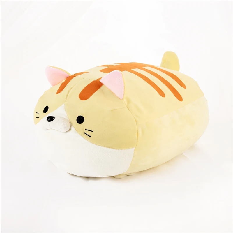 Плюшевый Кот тигр дикая кабана игрушка набитая круглая форма животных Мягкая