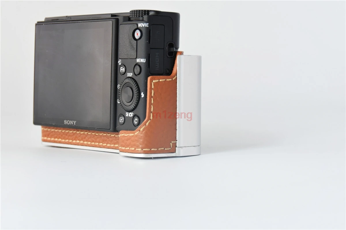 Кожаный жесткий чехол для камеры, защитный чехол для sony rx100 rx100ii rx100iii rx100iv rx100v rx100vi, коричневый, черный