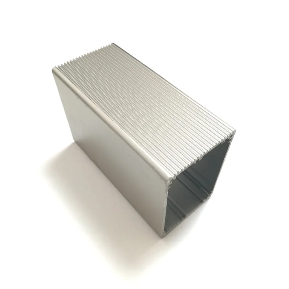Алюминиевый корпус PCB POWER shell Electric project box desktop DIY 66*46*100 мм новый серебристый|enclosure