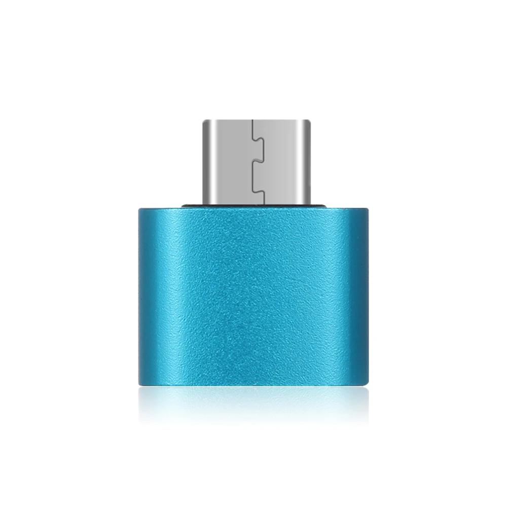 Адаптер переходник OTG Металлический Мини штырь гнездо 3 1 типа C в USB 0 для