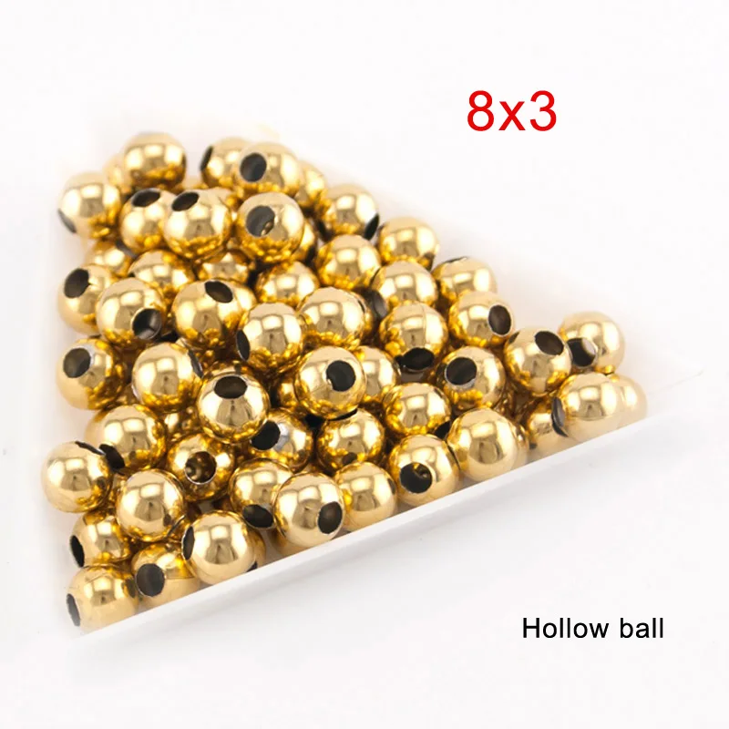 Бусины из нержавеющей стали для изготовления ювелирных изделий 100 шт. | Украшения