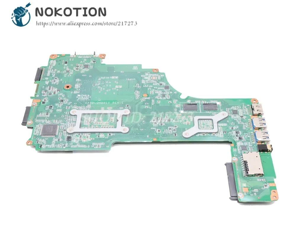 NOKOTION для Toshiba Satellite L50 L50-C материнская плата для ноутбука A000388620 DA0BLQMB6E0 основная плата I5-5200U процессор 930 м графика