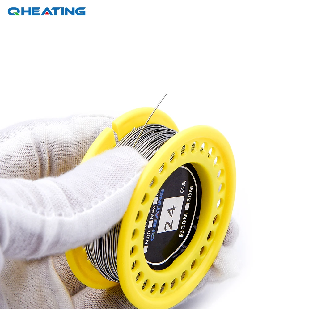 hot sales Qheating NI200 20ga/0.813mm 30m for Electronic Cigarette RDA Heating Wires DIY Vaporizer | Accessories