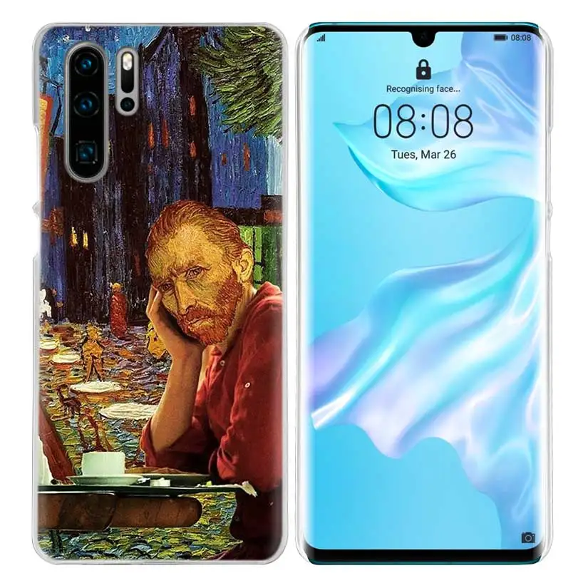 Чехол Van Gogh Sky для huawei P20 P Smart Z Plus P30 P10 P9 P8 mate 10 20 lite Pro, Роскошный Жесткий чехол для телефона из поликарбоната