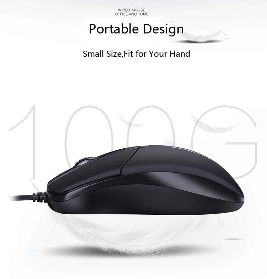 Проводная компьютерная мышь FORKA USB, бесшумная, светодиодный, оптическая мышь для геймера, ПК, ноутбука, компьютера, мыши для офиса, домашнего использования