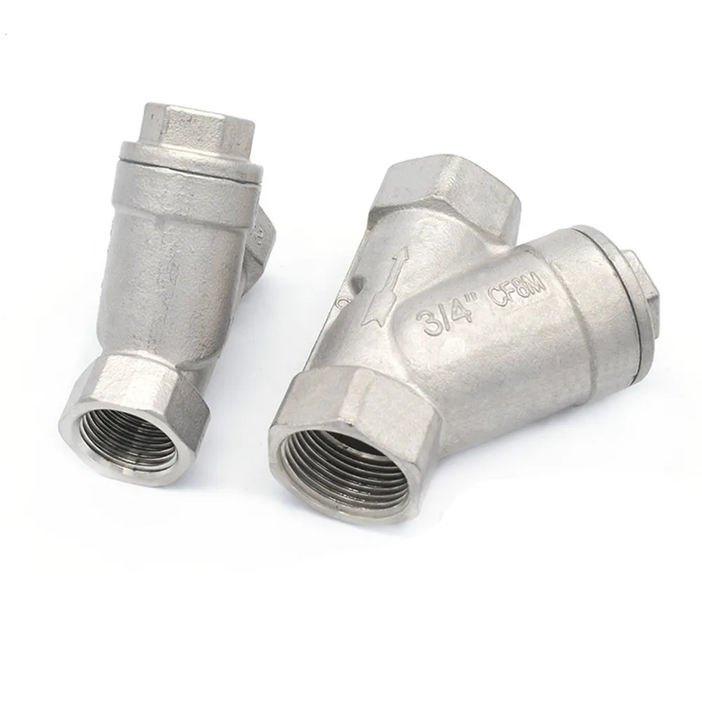 BSP 1/2 &quot3/4&quot 1 &quot1 1/4&quot &quotЖенский встроенный Y сетчатый фильтр с резьбой 304 из