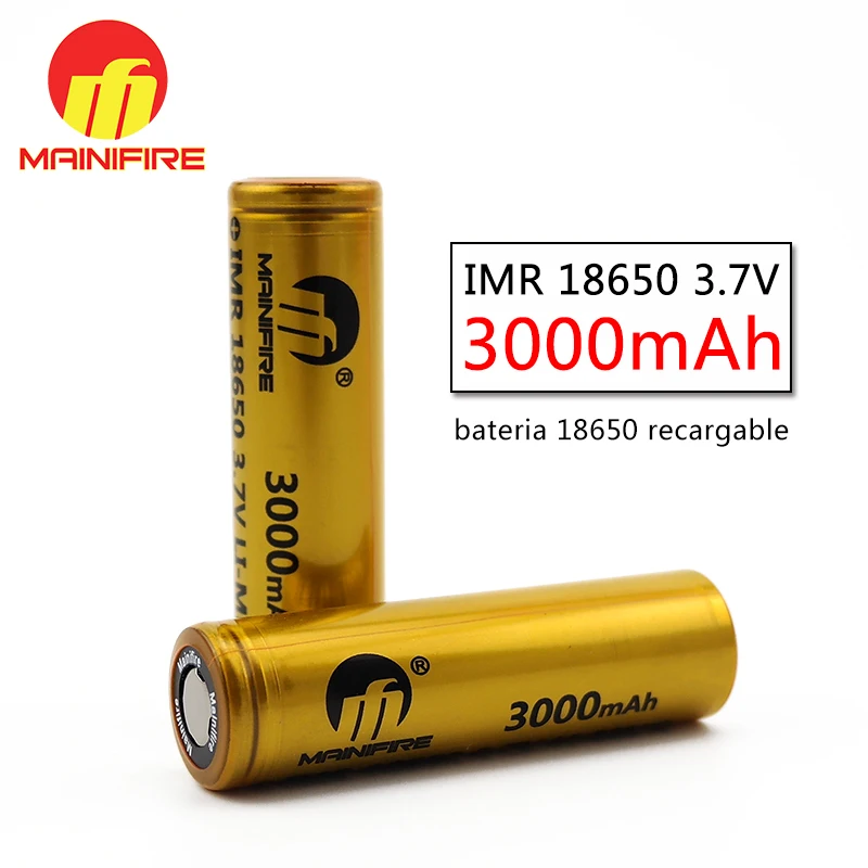 1 шт. Minifire 18650 3000 мАч батарея 3 7 в литий ионная аккумуляторная Высокая разрядка 40А