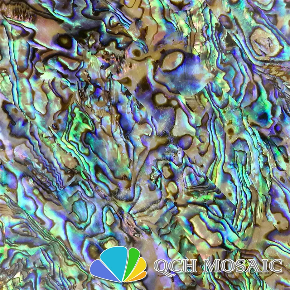Класс AAA Новая Зеландия paua abalone оболочка ламинат лист для музыкальных