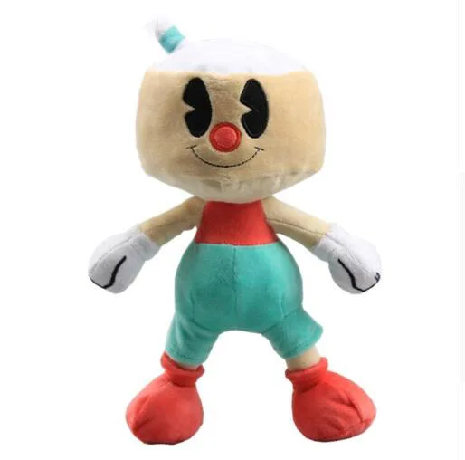 C Cuphead игрушка плюшевая игра Cuphead Chalice Mugman BOSS King Dice Ms. Chalice Puphead figura kawaii кукла 25-36cmfor подарок - Цвет: C