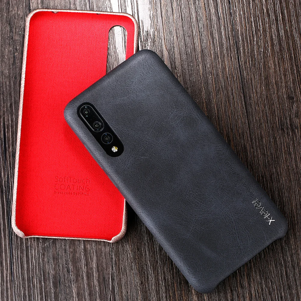 Huawei P30 Pro Кожаный чехол X Level из искусственной кожи защитный на заднюю панель