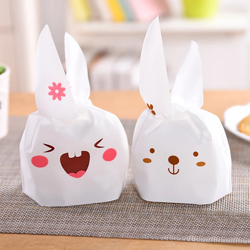 1 упак. Kawaii Банни печенье Сумки Свадебные украшения милый Пасхальный кролик уха