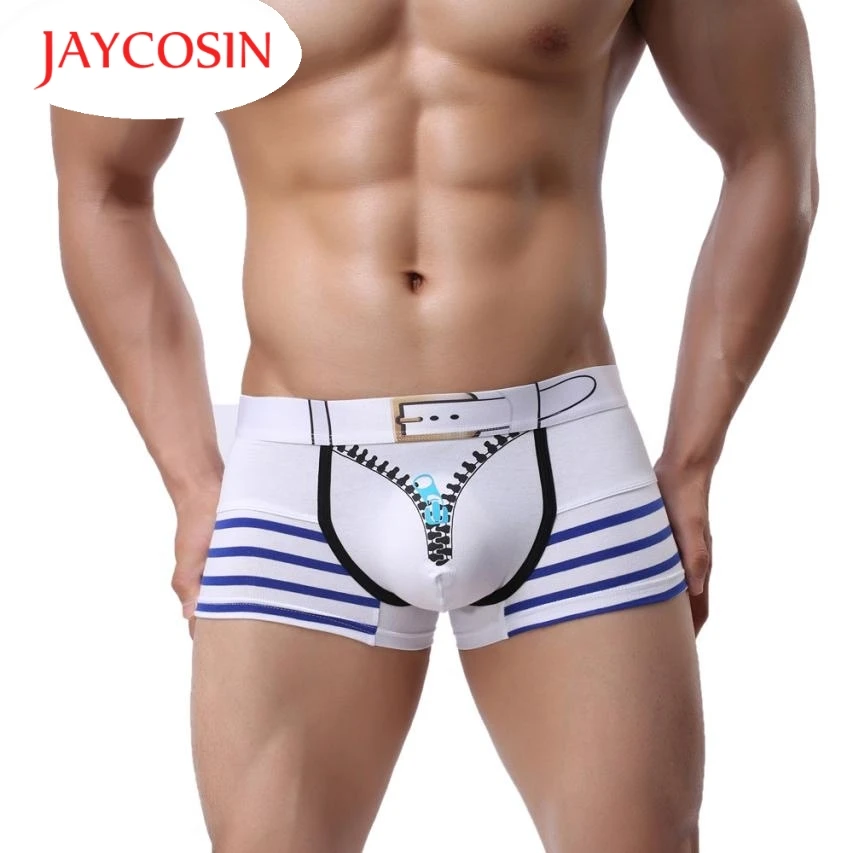 JAYCOSIN новые модные сексуальные мужские полосатые нижнее белье на искусственной